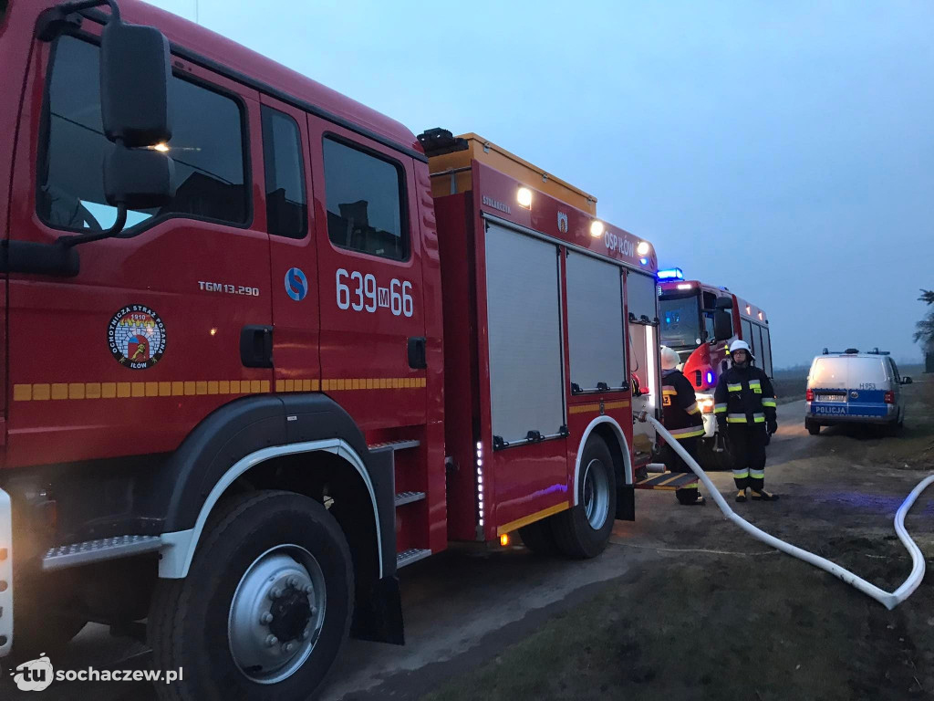 Pożar garażu  w Paulince