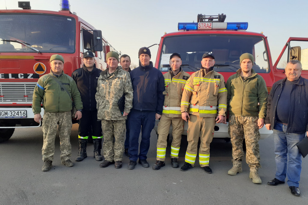 Wóz OSP Giżyce przekazany na Ukrainę
