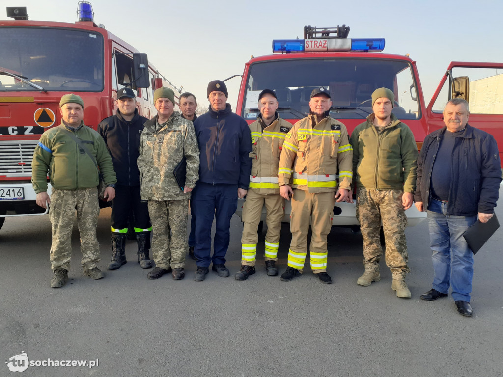 Wóz OSP Giżyce przekazany na Ukrainę