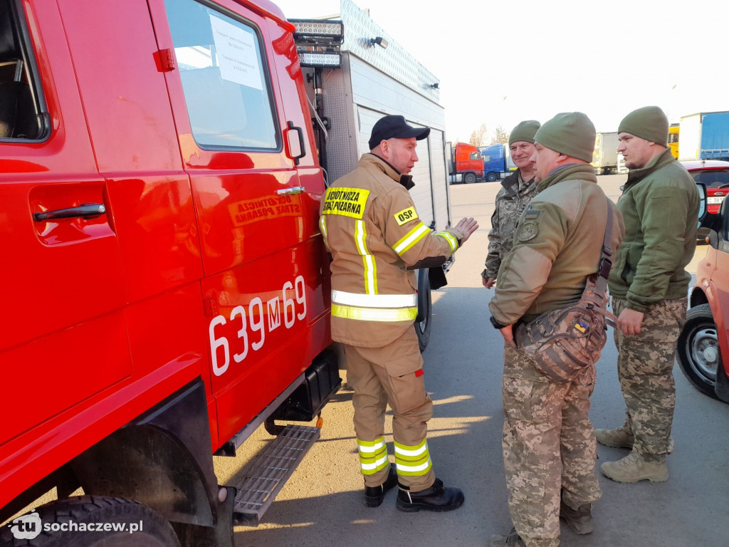 Wóz OSP Giżyce przekazany na Ukrainę