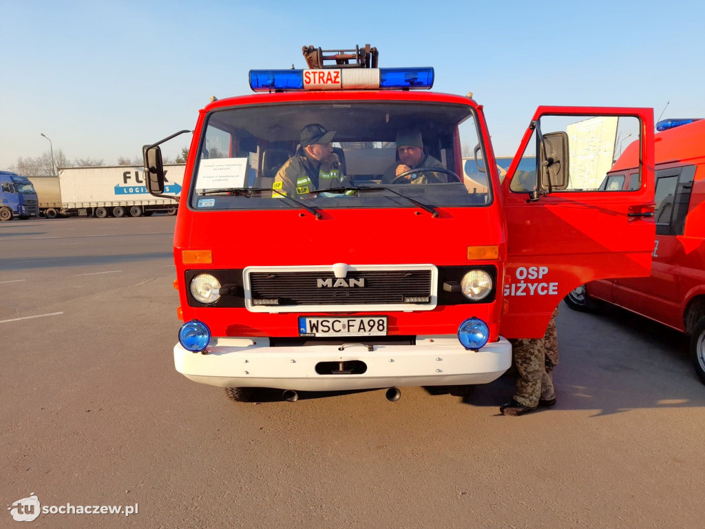 Wóz OSP Giżyce przekazany na Ukrainę