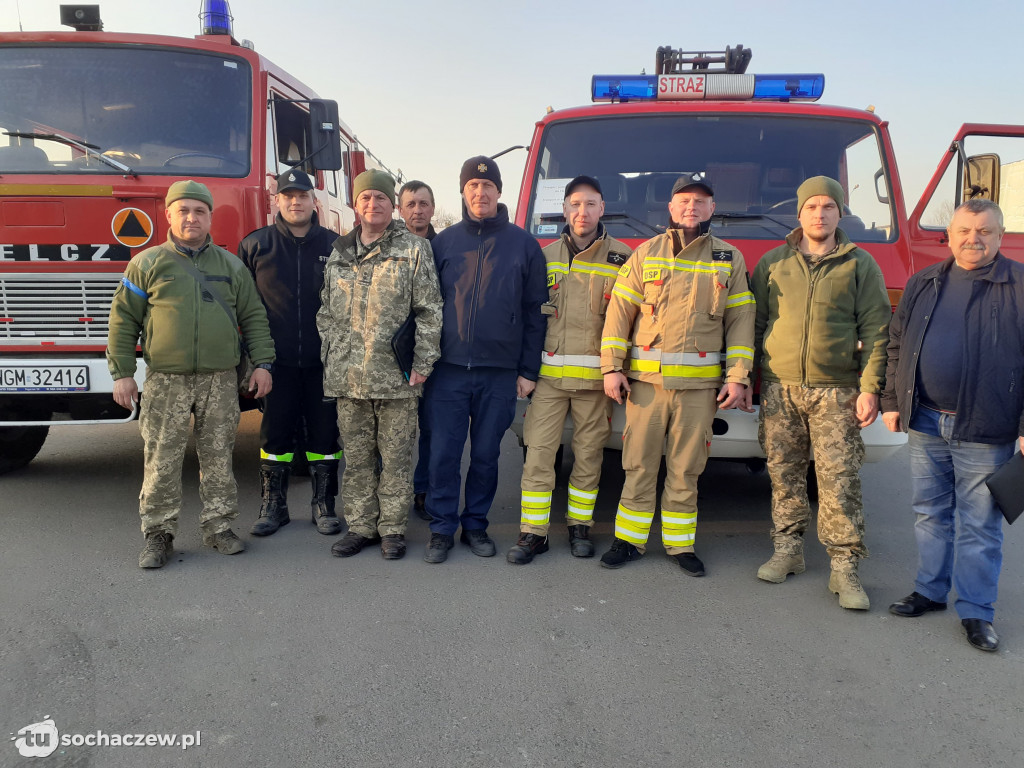 Wóz OSP Giżyce przekazany na Ukrainę