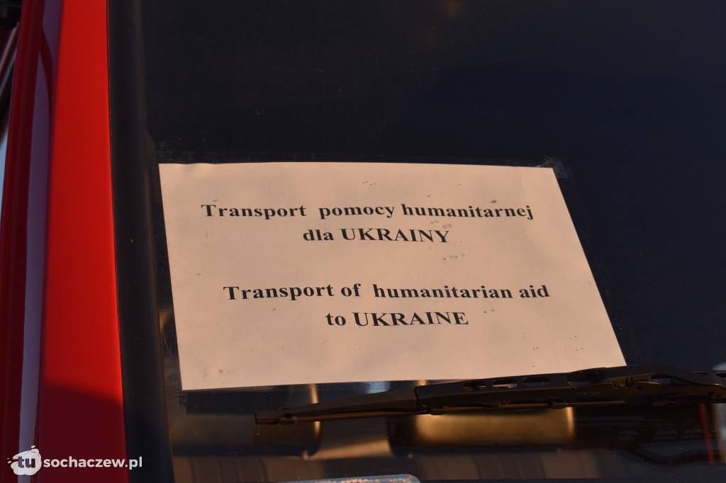 Wóz OSP Giżyce przekazany na Ukrainę