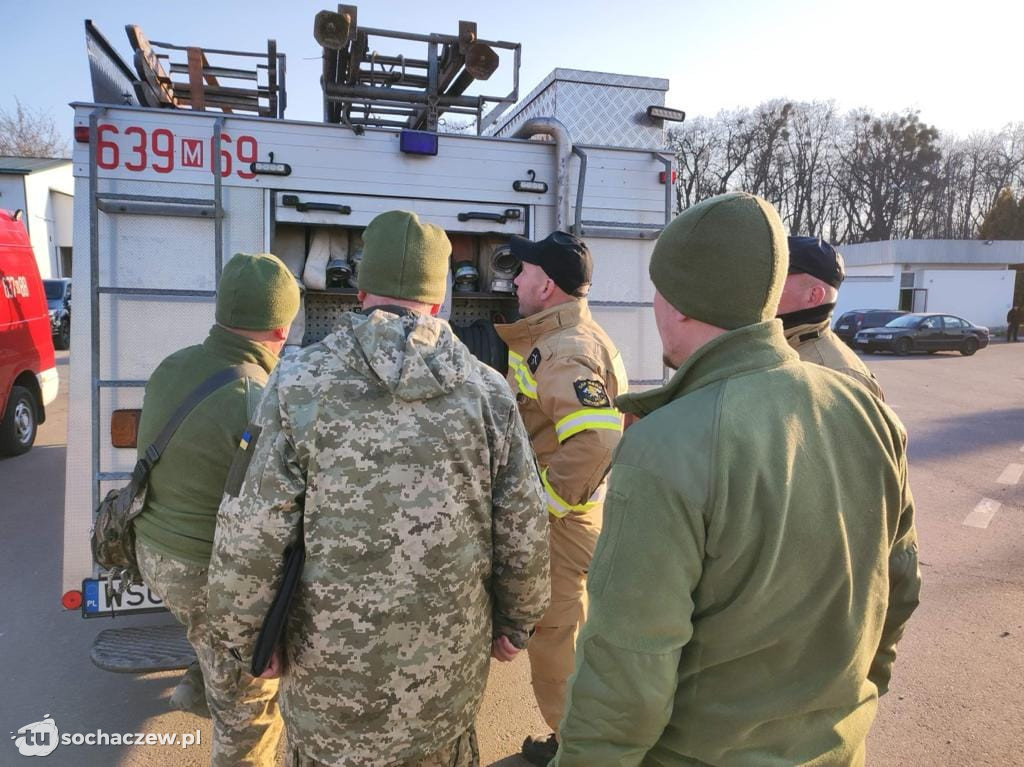 Wóz OSP Giżyce przekazany na Ukrainę