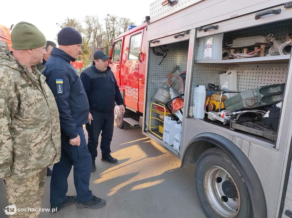 Wóz OSP Giżyce przekazany na Ukrainę