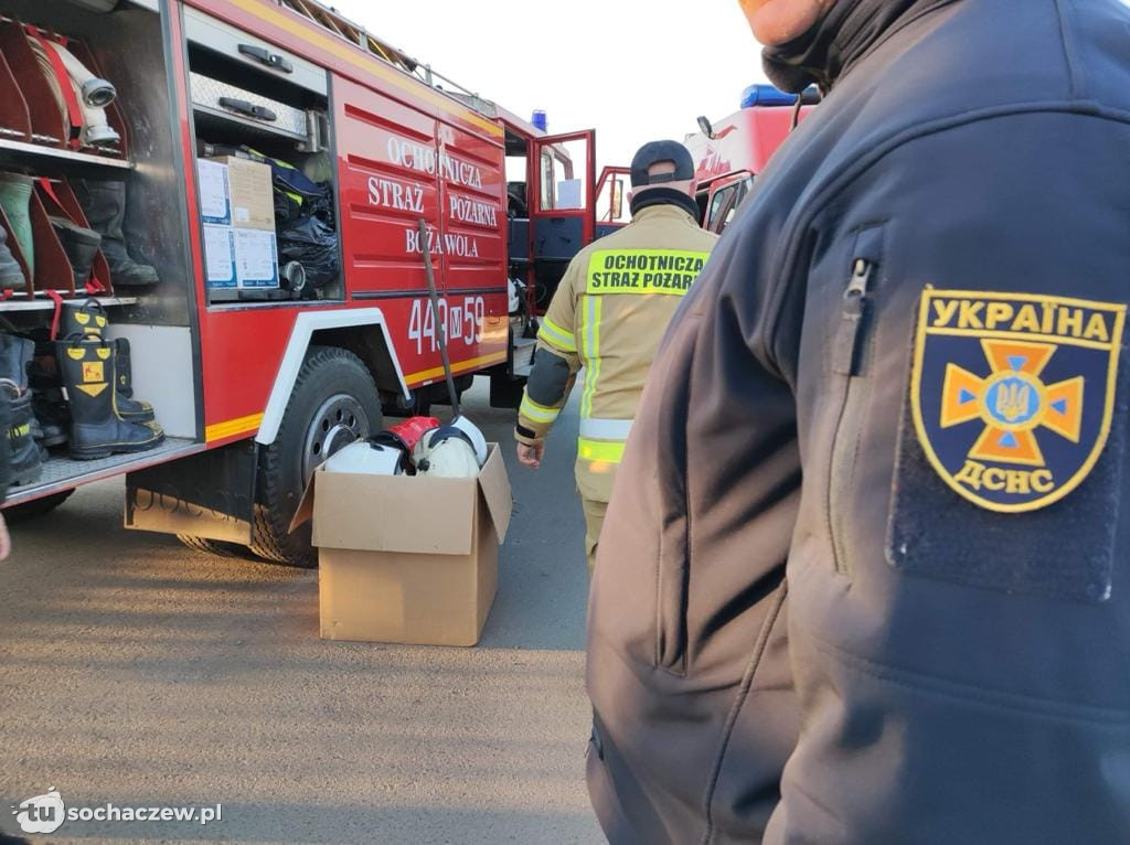 Wóz OSP Giżyce przekazany na Ukrainę