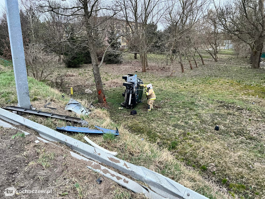 Zdarzenie drogowe w Bielicach na DK 50