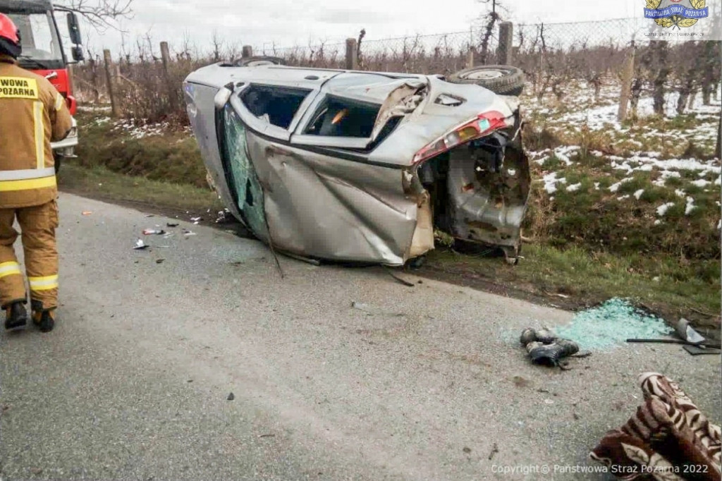 Poważny wypadek pod Skierniewicami