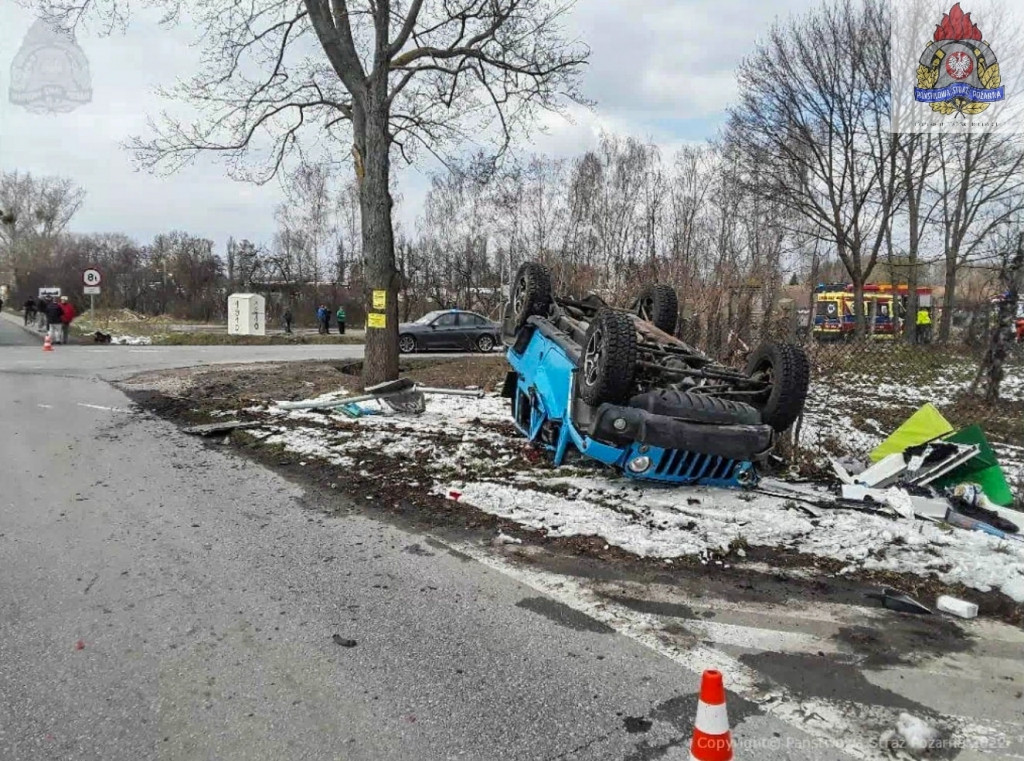 Poważny wypadek pod Skierniewicami