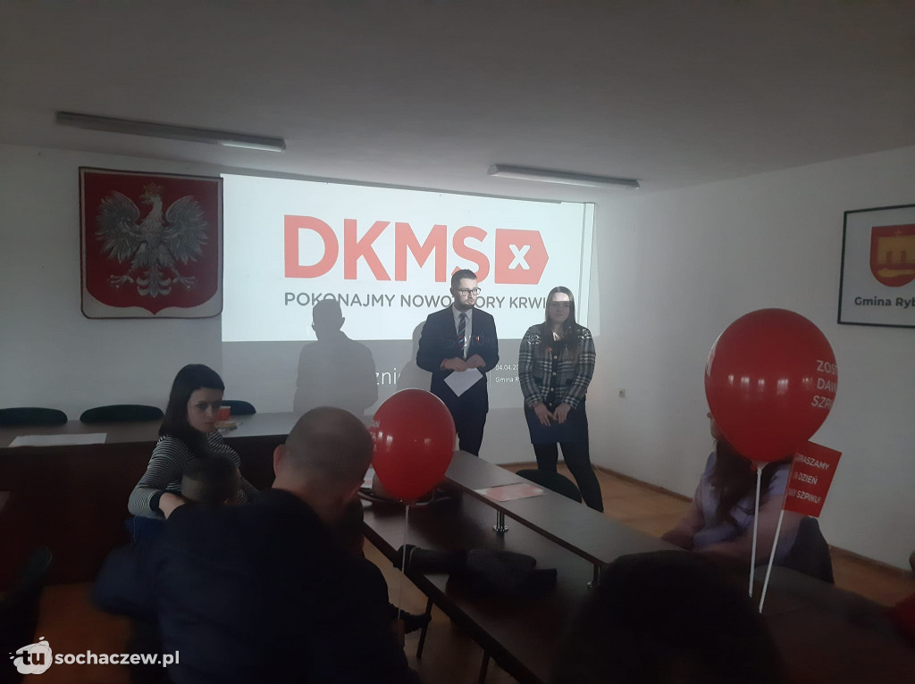 Rybno: udane spotkanie z członkami fundacji DKMS i krwiodawcami