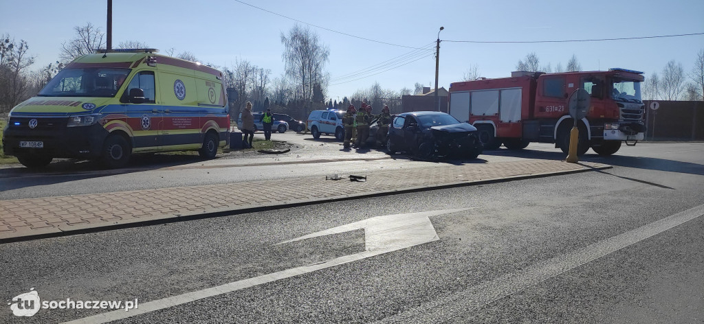 Zdarzenie drogowe w Kątach