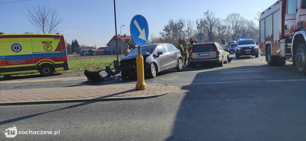 Zdarzenie drogowe w Kątach