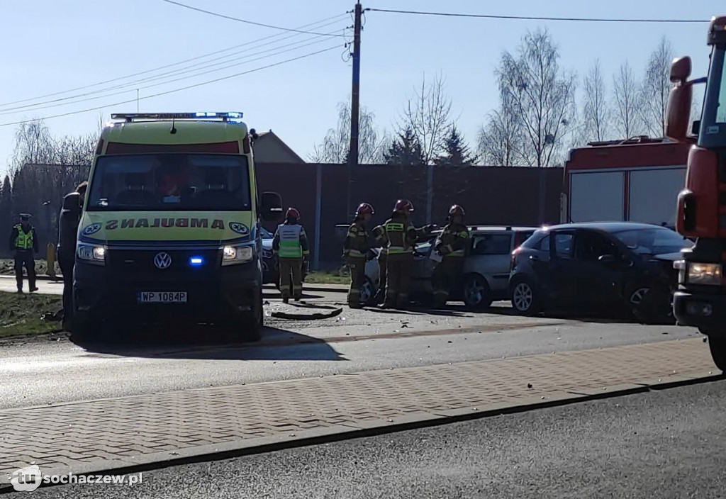 Zdarzenie drogowe w Kątach