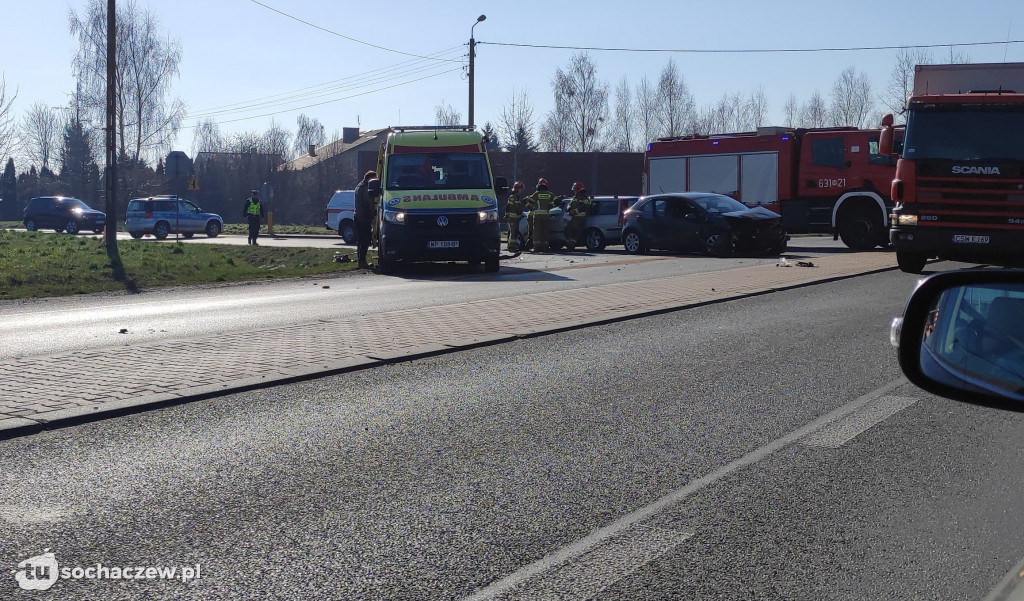 Zdarzenie drogowe w Kątach