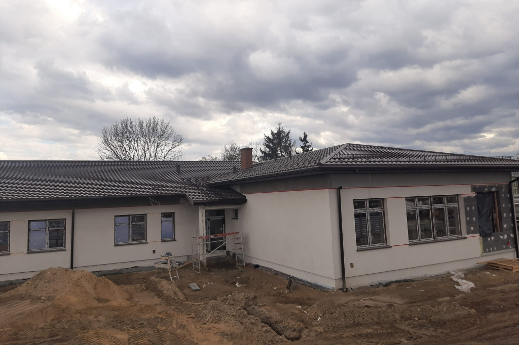 Przedszkole w Rybnie: trwają prace wykończeniowe