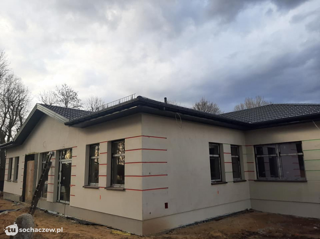 Ośrodek zdrowia w Rybnie: prace idą zgodnie z planem