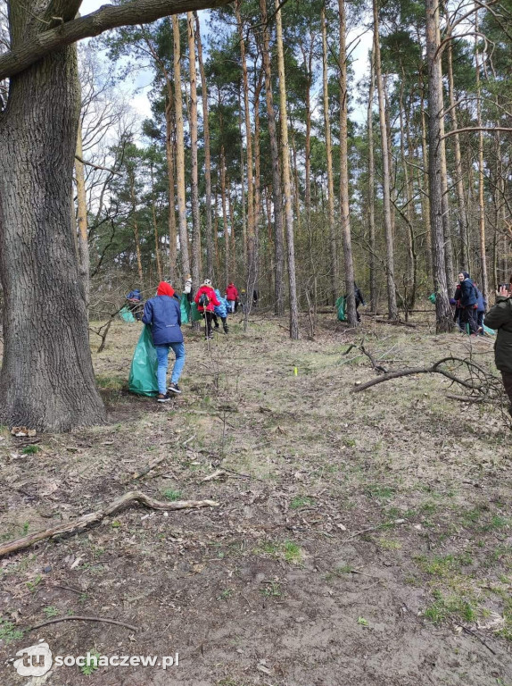 Sochaczew: uchodźcy sprzątają las