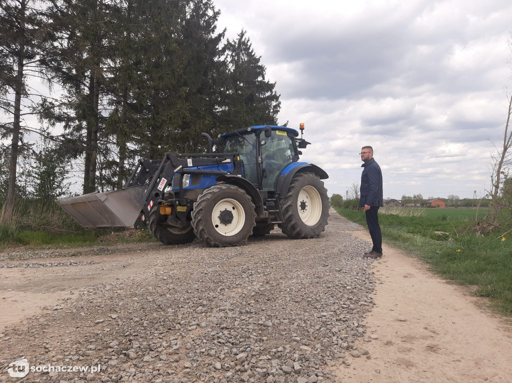 Roboty drogowe w gminie Rybno