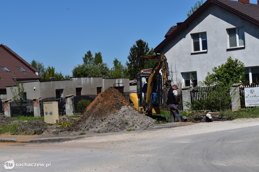Budowa ronda w Żukowie