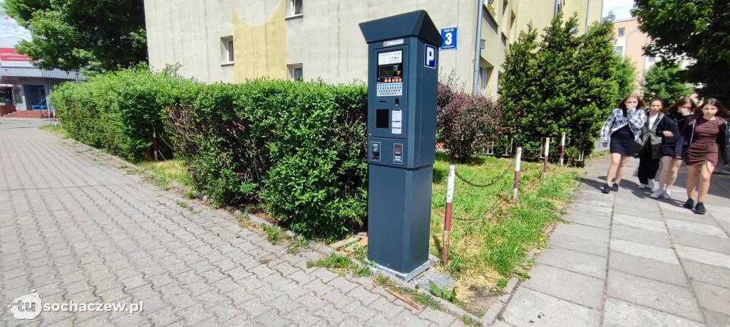 Parkometry w centrum