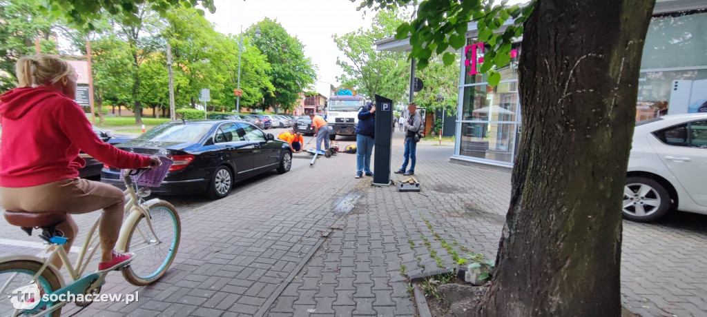 Parkometry w centrum