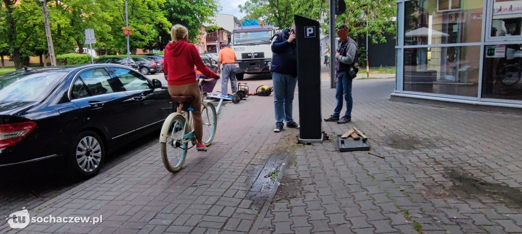Parkometry w centrum