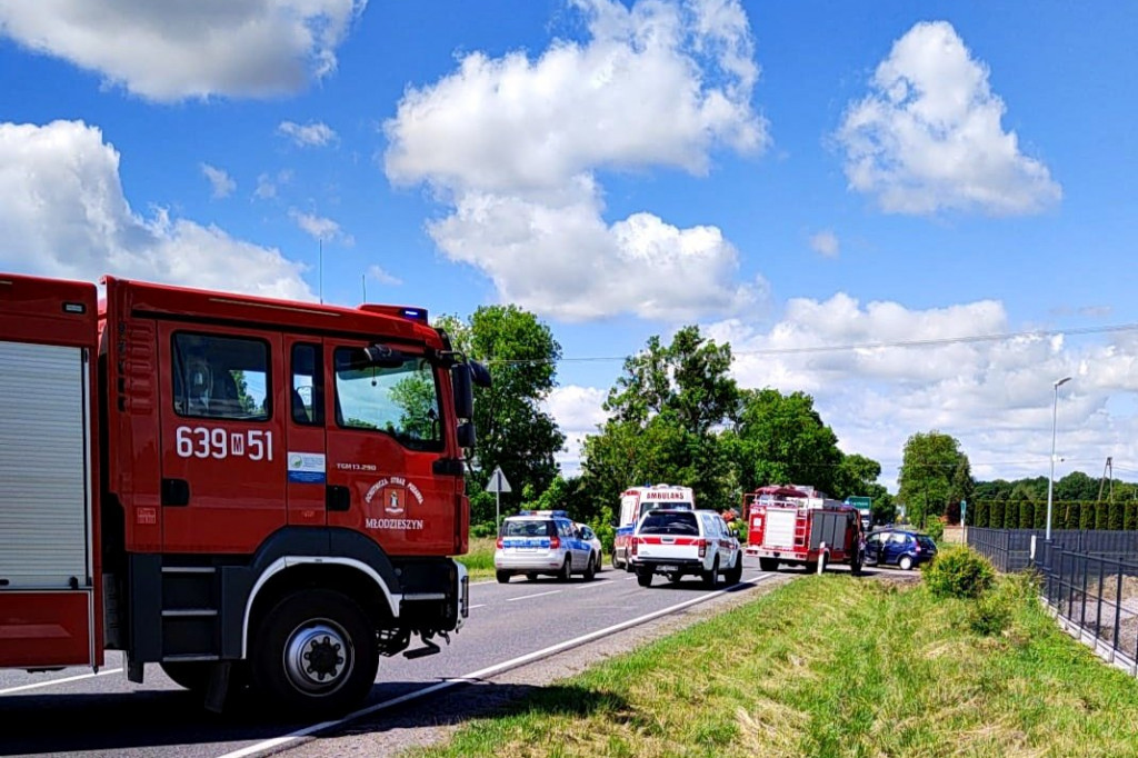 Wypadek w Janowie