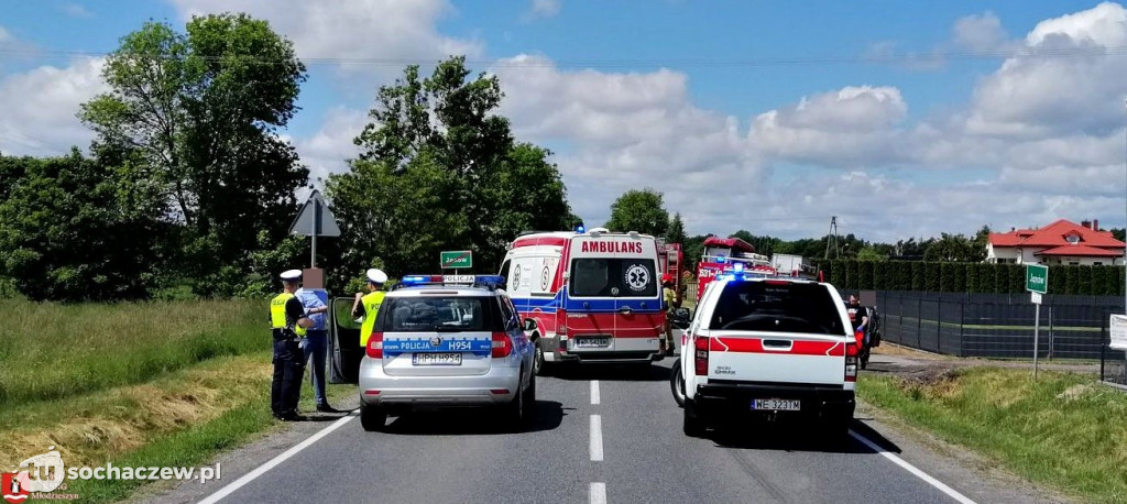 Wypadek w Janowie