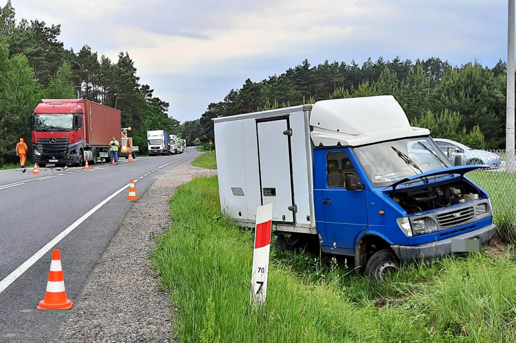 Wypadek na DK 50 w Radziwiłce