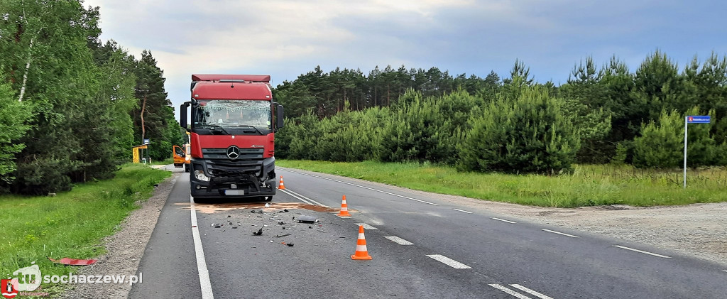Wypadek na DK 50 w Radziwiłce