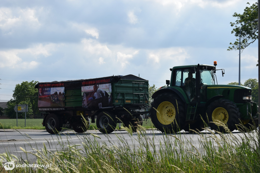 Protest przeciw budowie CPK na DK 92
