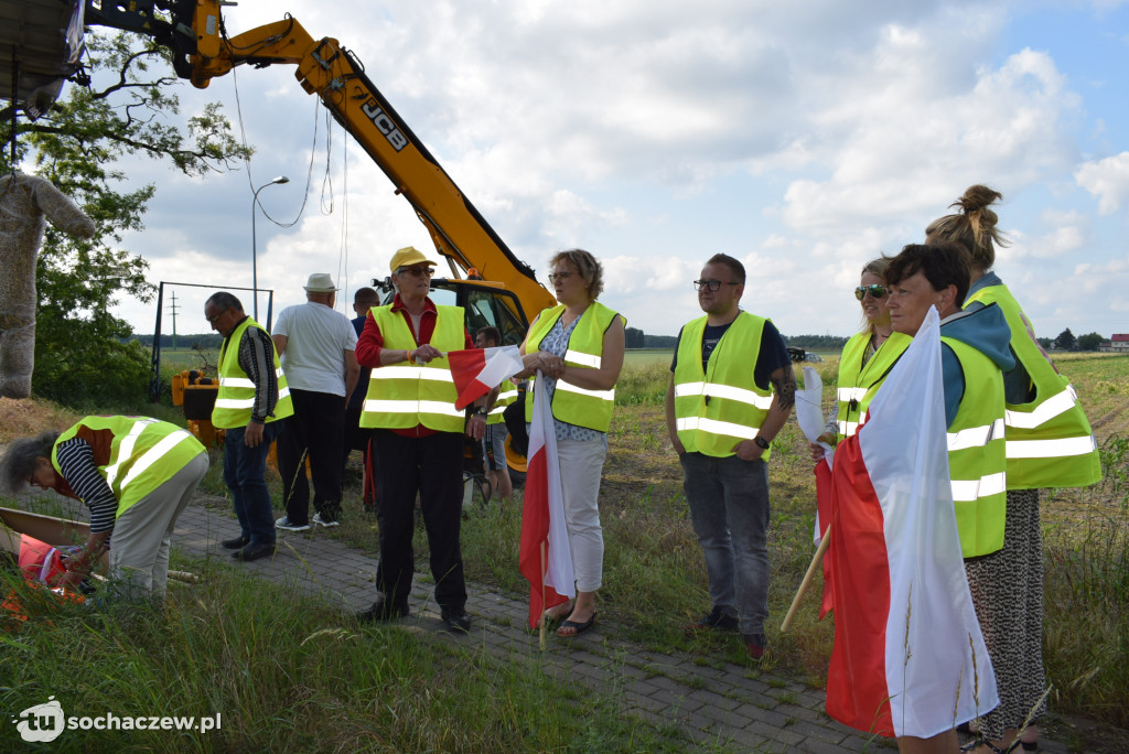 Protest przeciw budowie CPK na DK 92