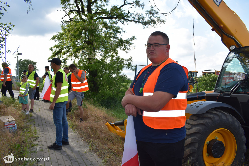 Protest przeciw budowie CPK na DK 92