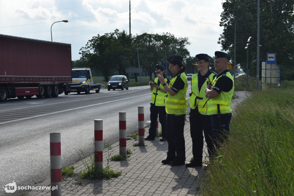 Protest przeciw budowie CPK na DK 92