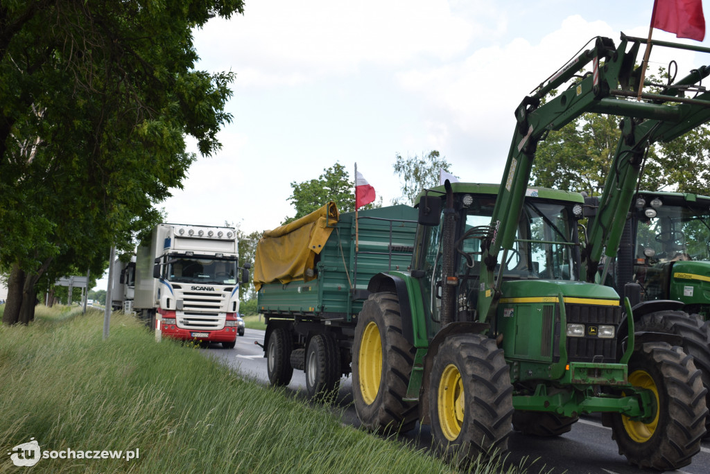 Protest przeciw budowie CPK na DK 92