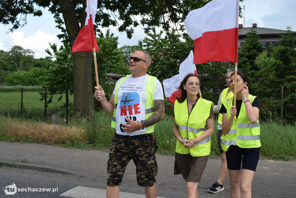 Protest przeciw budowie CPK na DK 92
