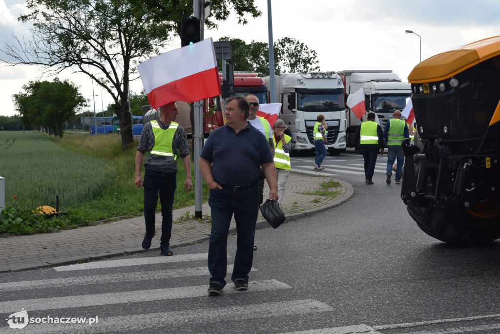 Protest przeciw budowie CPK na DK 92