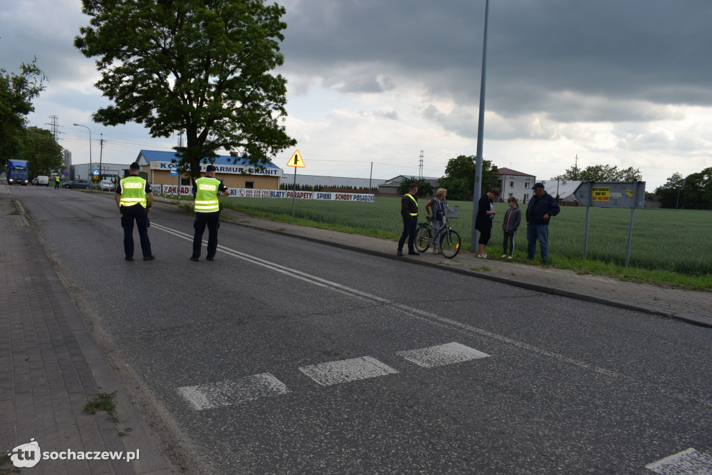 Protest przeciw budowie CPK na DK 92