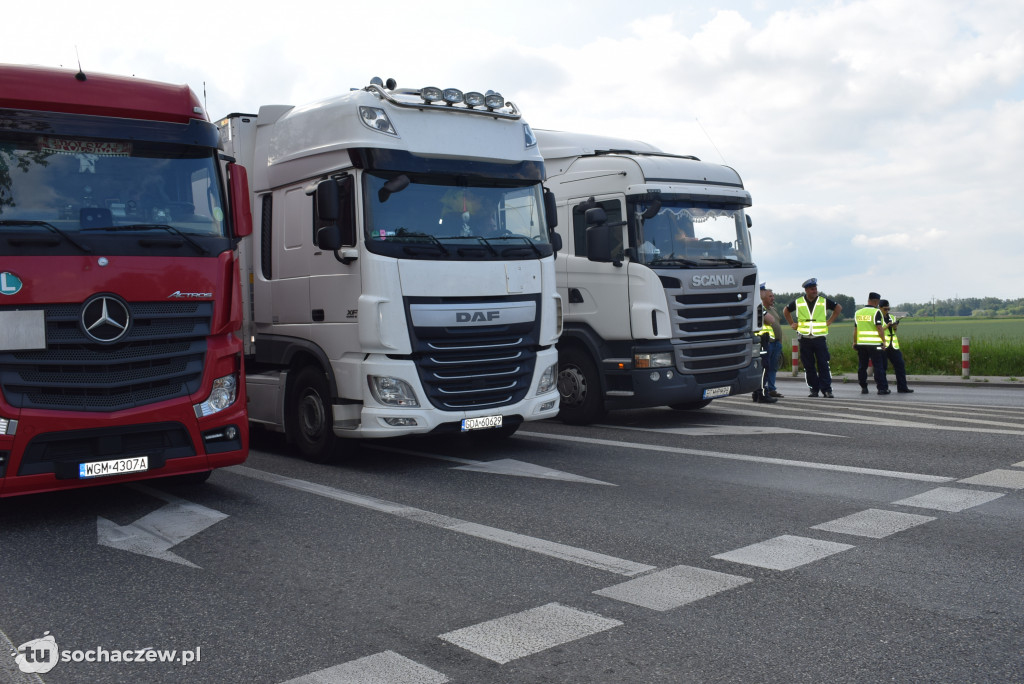 Protest przeciw budowie CPK na DK 92