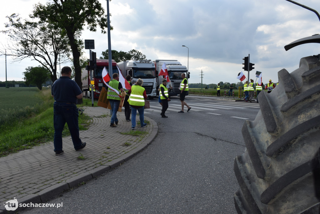 Protest przeciw budowie CPK na DK 92