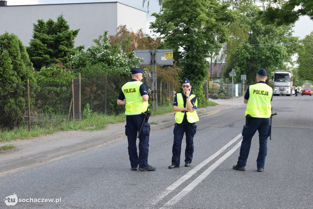Protest przeciw budowie CPK na DK 92
