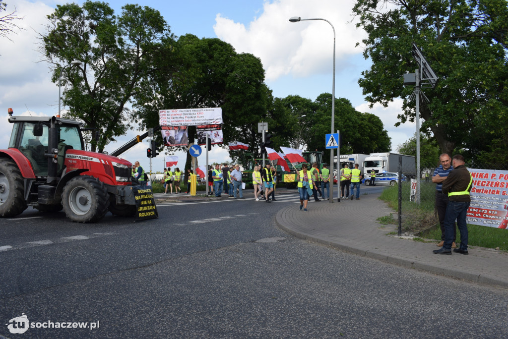 Protest przeciw budowie CPK na DK 92