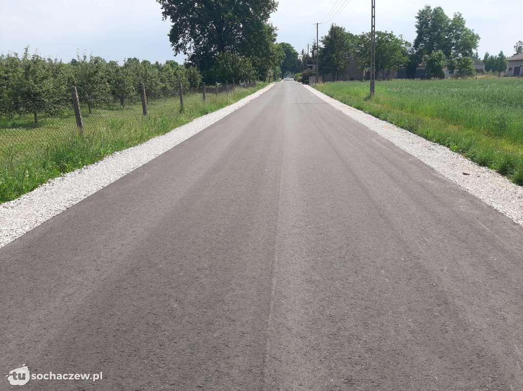 Droga Sarnów - Wężyki otwarta