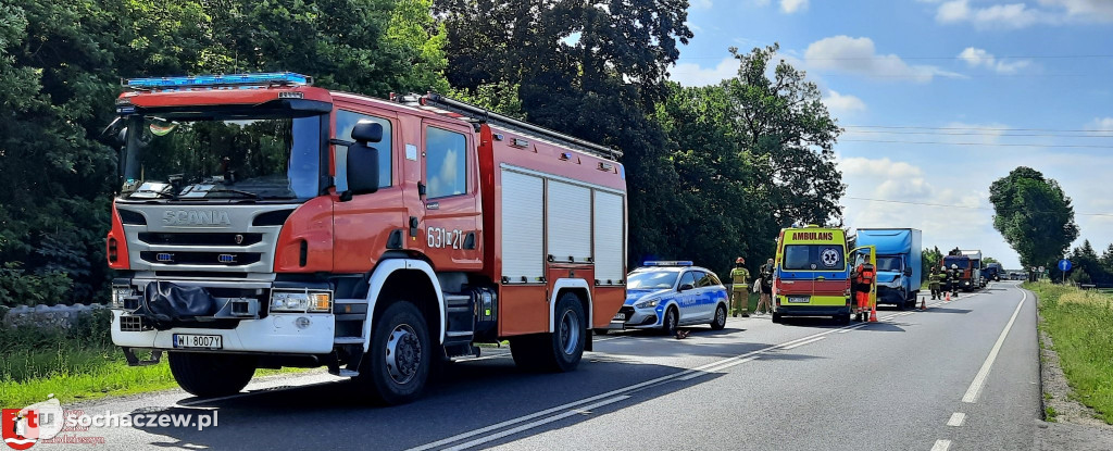 Wypadek w Janowie