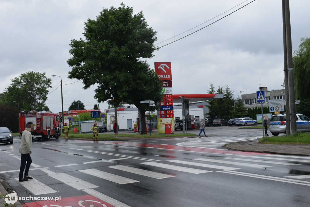 Zderzenie aut na Warszawskiej