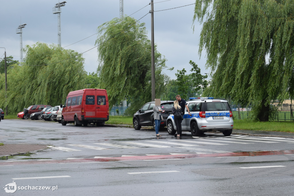 Zderzenie aut na Warszawskiej