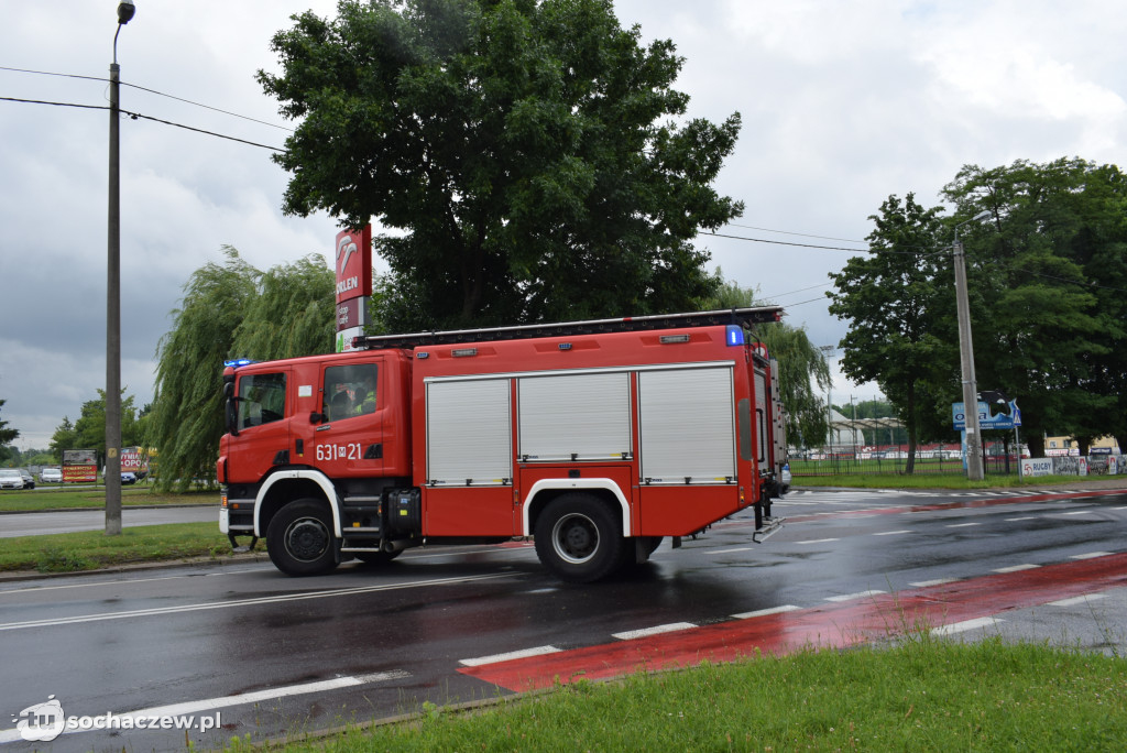 Zderzenie aut na Warszawskiej