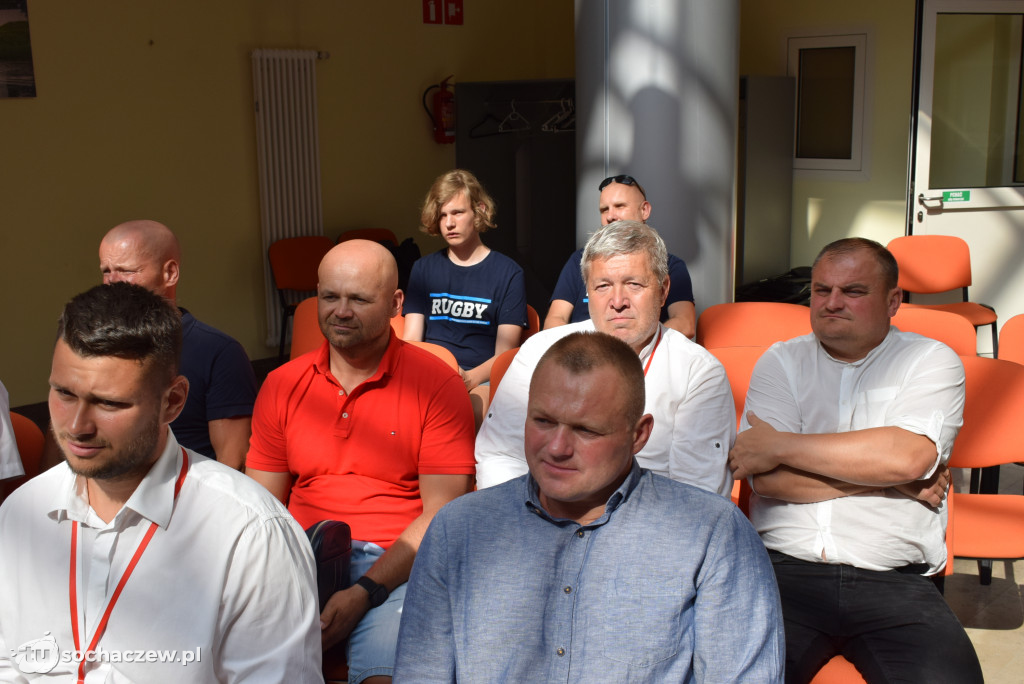 Złoci rugbiści w Kramnicach Miejskich. Spotkanie z władzami Sochaczewa i kibicami