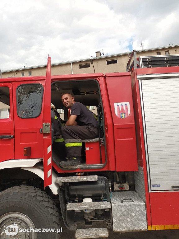 Pożar przy Korczaka