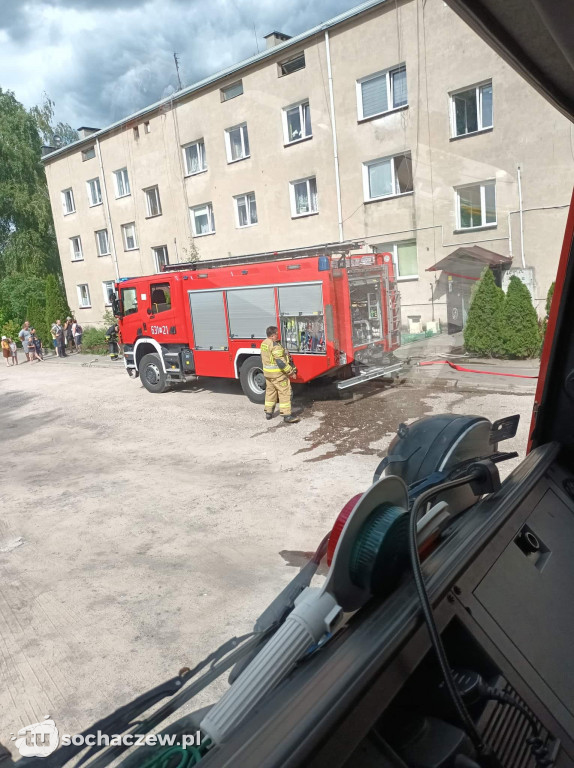 Pożar przy Korczaka
